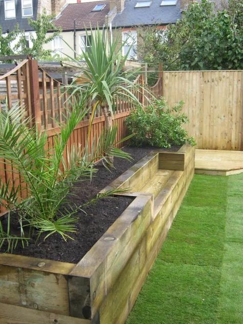31+ Gorgeous Built-In Planter Box Ideas to Improve Your Outdoor Space Patio Ideas, Raised Garden Beds, Shaded Garden, Backyard Patio, Outdoor Planters, Backyard Garden, Patio Garden, Small Backyard Landscaping, Backyard Landscaping Designs