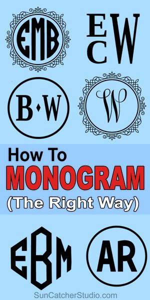 How to Monogram (Order of Initials, Wedding Gifts) Cricket, Doodle, Diy, San Juan, Quilting, Crafts, Wardrobes, Single Letter, Monogram Styles