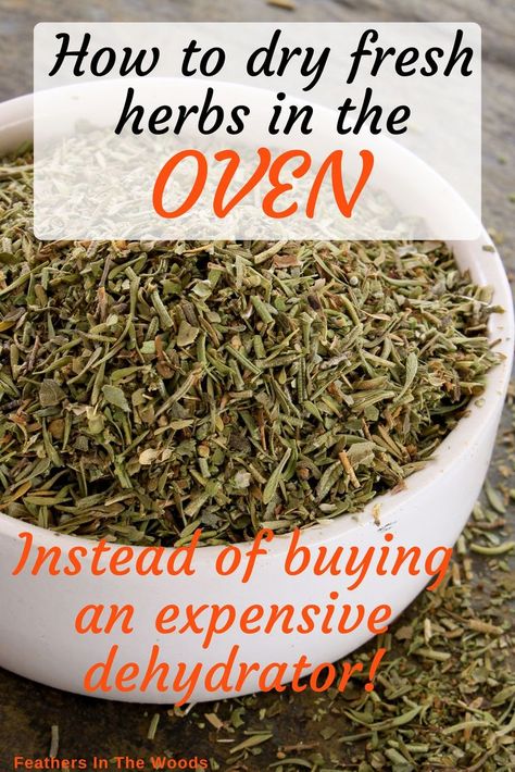 How to oven dry fresh herbs. Ideas, Country, Gardening, Sauces, Drying Thyme, Drying Fresh Herbs, Drying Rosemary In Oven, Preserve Fresh Herbs, How To Dry Basil