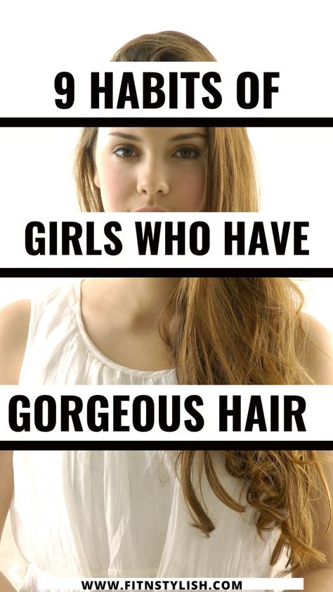 9 habits of women who have beautiful hair Healthy Hair Tips, Yoga Workouts, Tips For Thick Hair, Tips For Healthy Hair, Hair Maintenance Tips, Healthy Hair Growth, Hair Thickening Tips, Healthy Hair Routine, Thick Hair Care