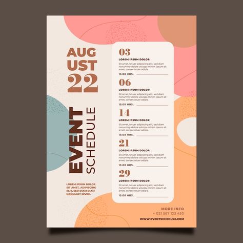 Layout, Layout Design, Event Calendar Template, Event Agenda Design Layout, Event Agenda, Event Invitation Design, Event Schedule Design, Event Template, Event Calendar