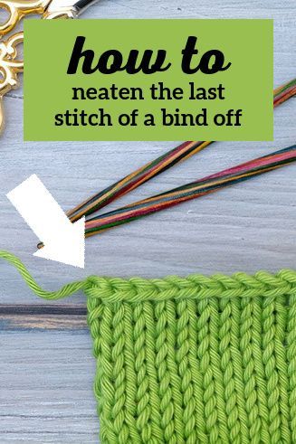 Are you currently finishing a project but you don’t know what to do with the last stitch? Or have you bound off successfully but your edge doesn’t exactly look neat? In this tutorial, blogger Norman from Nimble Needles will show you a very easy way to bind off the last stitch and fix those little ears at the same time. This step by step tutorial shows 3 alternative methods to neaten the last stitch of a bind off when knitting flat projects. #knitting #knit #knittingtips #knittingtutorial Sewing, Binding Off In Knitting, Bind Off Knitting, 3 Needle Bind Off, Knitting Help, Knitting Hacks, Beginner Knitting Patterns, Knitting Basics, Knitting For Beginners