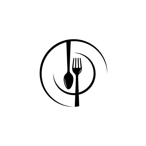 Web Design, Logos, Food Logo Design, Food Logo Design Inspiration, Logo Food, Catering Logo, Food Logos, Chef Logo, Logo Design Kitchen