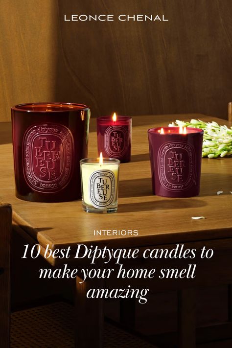 Here are the 10 best-smelling Diptyque candle scents. This is the perfect guide to help you explore the world of Diptyque’s beautiful scents. Photo: courtesy of @diptyqueparis Candles, Home Candles, Diptyque Candles, Luxury Candles, Scented Candles, Glass Vessel, Glass Containers, House Smells