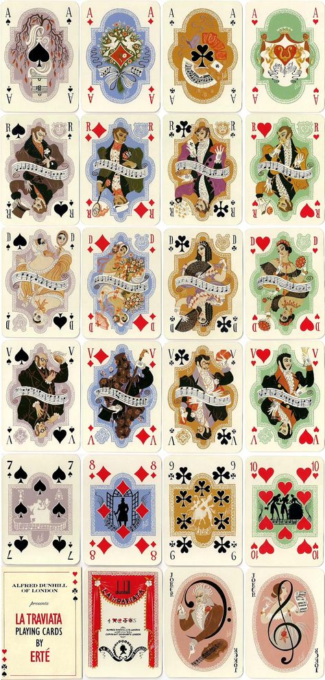 Cards, Art Nouveau, Vintage, Card Games, Vintage Playing Cards, Deck Of Cards, Playing Cards, Playing Cards Design, Playing Card