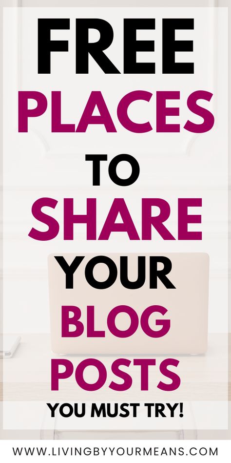 Free places to share your blog posts Wordpress, Design, Ideas, Blogging Advice, Blogging For Beginners, How To Start A Blog, Blog Topics, Blog Writing, Make Money Blogging