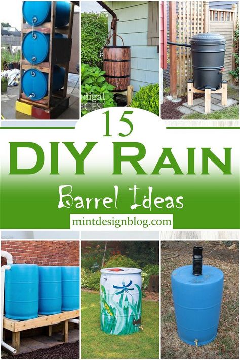 Gardening, Outdoor, Calgary, Diy, Diy Rain Barrel For Garden, Easy Rain Barrel Diy, Rain Catcher Diy Water Barrel, Rain Barrel Diy Pretty, Rain Barrels Diy