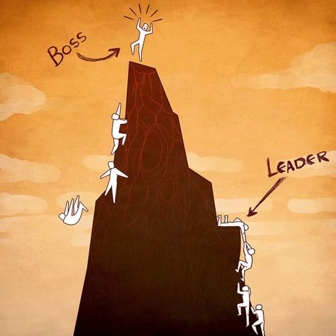 Leadership: The Difference Between a Boss and a Leader Motivation, Humour, Satirical Illustrations, Coaching, Leadership, Boss Vs Leader, Humor, Truth, Linkedin