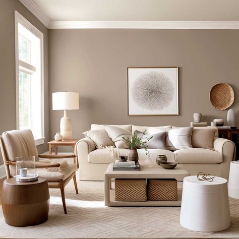 3+ Underestimated Living Room Wall Colors for Modern Homes • 333+ Images • [ArtFacade] Home, Living Room Designs, Living Room Colors, Living Room Color Schemes, Accent Walls In Living Room, Beige Living Rooms, Living Room Decor, New Living Room, Living Room Inspiration