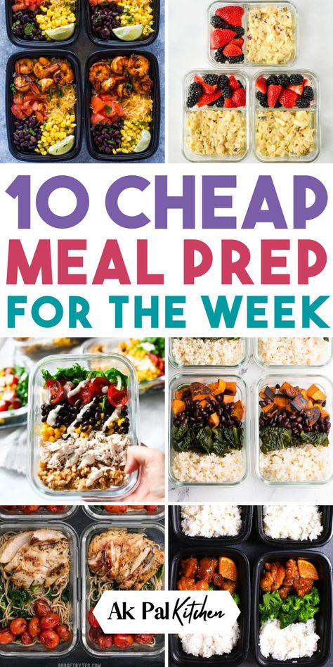 Master your meal prep for the week with our recipes that are healthy and perfect for easy lunches and dinners. Get your day going with high-protein breakfasts and stay on track with healthy lunches. Ideal for meal prep beginners and budget-conscious foodies, our cheap meal prep plans are keto-friendly and tailored for weight loss. Save time and stay nourished from morning to night. Meal Prep Beginners, Cheap Healthy Lunch, Cheap Meal Prep, Protein Breakfasts, Easy Meal Prep Lunches, Easy High Protein Meals, Protein Meal Plan, Family Meal Prep, Macro Meal Plan