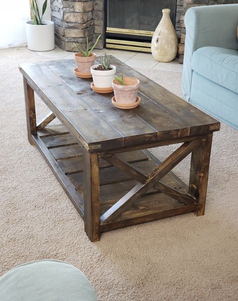 Workshop, Inspiration, Ana White, Rustic Furniture, Rustic Wood Coffee Table, Rustic Square Coffee Table, Rustic Coffee Tables, Barnwood Coffee Table, Rustic End Tables