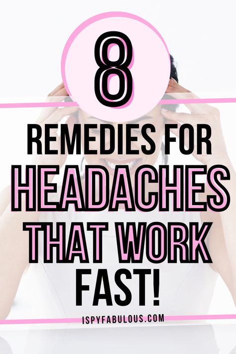 Tired of headaches interrupting your life? Check out these 8 natural remedies that may give you a little relief! #headaches #migraines #clusterheadache #naturalremedies #wellness Ideas, Diy, Remedies For Migraine Headaches, Remedies For Headaches, Natural Remedies For Migraines, Natural Cure For Headache, Headache Remedies, Natural Remedies For Headaches, Home Remedy For Migraines