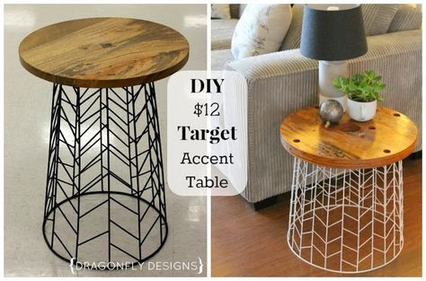 DIY Target Accent Table Ikea, Home Décor, Furniture Makeover, Diy Home Décor, Diy End Tables, Diy Home Decor, Target Accent Table, Home Decor Tips, Furniture Diy