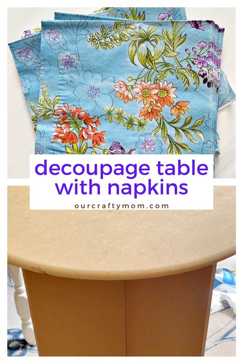 Decoupage, Desserts, Decoupage Tray, Decoupage Chair, Decoupage Furniture, Decoupage Coffee Table, Decoupage Table, Napkin Decoupage, Decoupage With Napkins
