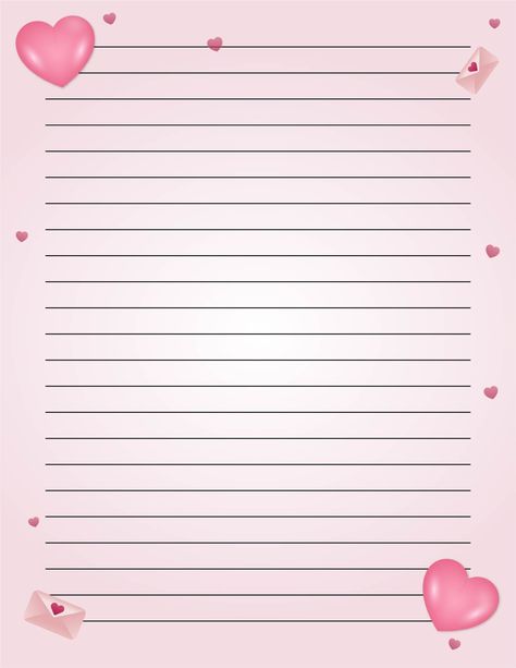 Letter Stationery, Stationery Templates, Printable Letters, Printable Paper, Stationery Paper, Letter Paper, Note Writing Paper, Planner, Letter Writing Paper