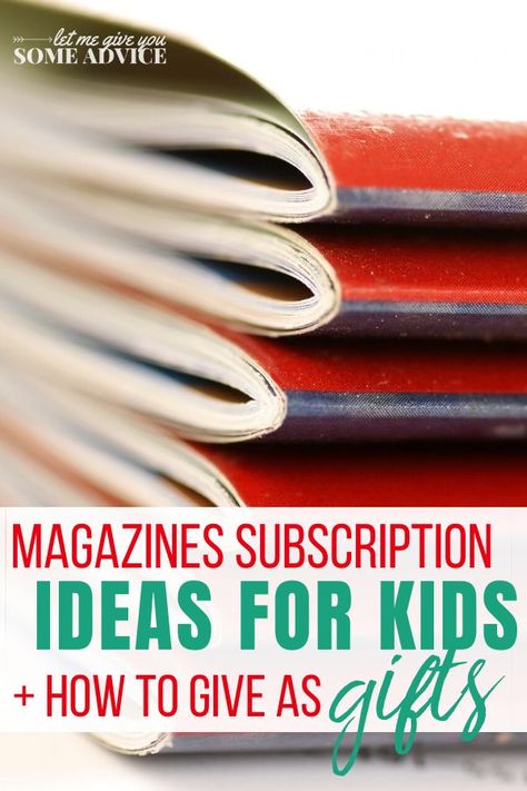 Giving magazine subscriptions as gifts is perfect for kids of all ages. These top magazines gift ideas include how to give a magazine subscription as a gift this Christmas. Christmas gift ideas for kids | magazines for kids | Christmas reading gifts | minimalist Christmas gifts for kids | magazine subscriptions for kids | reading gifts for kids | gift ideas for kids who like to read | non-toy gifts for kids Ideas, Reading, Subscription Gifts, Reading Gifts, Family Gift Guide, Magazine Subscriptions For Kids, Magazine Subscription Gift, Gifts For Kids, Book Gifts