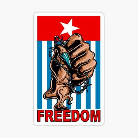 West Papua Gifts & Merchandise | Redbubble Art, Fight For Freedom, Funny Stickers, Freedom, Flag, Favorite Tv Shows, Ilustrasi, Indigenous Peoples, Thing 1