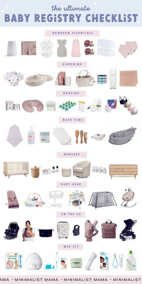 Planning your baby registry during your first pregnancy, and wondering which "baby registry must-haves" you ACTUALLY need? This is my first baby baby registry checklist, perfect for first time moms and full of only the most important newborn essentials - NEW MOMS - make sure you've got all these items on hand before baby arrives! Baby Registry Essentials, Baby Registry Checklist, Baby Registry List, Baby Registry Items, Best Baby Registry, Baby Registry Must Haves, Baby Essential List, Baby Items List, Baby Necessities