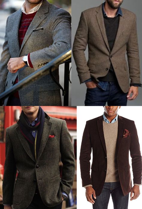Men's Sport Coats — 4 for a Well-Rounded Wardrobe | Art of Manliness Men's Fashion, Winter Outfits, Outfits, Casual, Men's Wardrobe, Mens Sport Coat, Men Winter, Sport Coat Outfit Mens, Men's