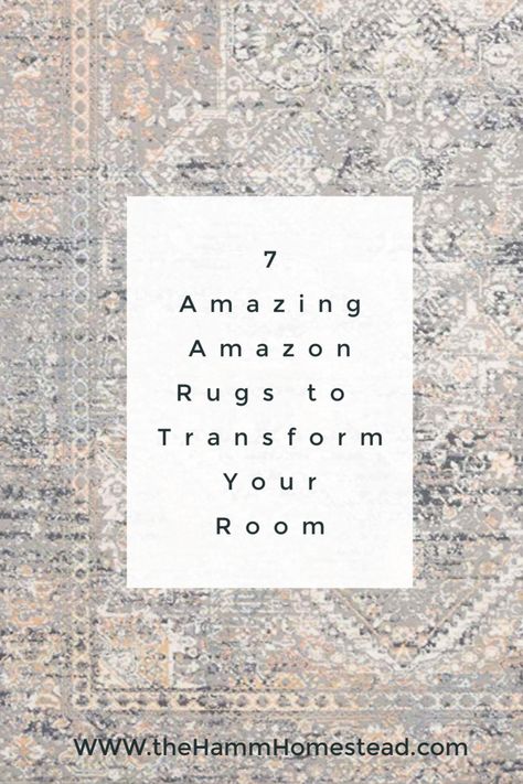 Vintage inspired living room rugs. Click through to the blog post to see the top 7 vintage inspired rugs from Amazon that cost a fraction of the real vintage ones. Living Room Rug | Vintage | Rug Ideas #livingroomrugs #vintageinspiredrugs #amazonshopping Design, Transitional Rugs, Decoration, Interior, Rooms Home Decor, Affordable Rugs, Rugs In Living Room, Large Living Room Rugs, Rugs For Living Room