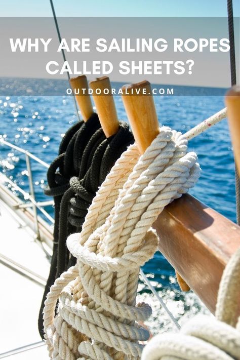 Why Are Sailing Ropes Called Sheets Outdoor, Winter Sports, Water Sports, Get Outside, Rope, Boat, Sailing Terms, Summer Sports, Activities