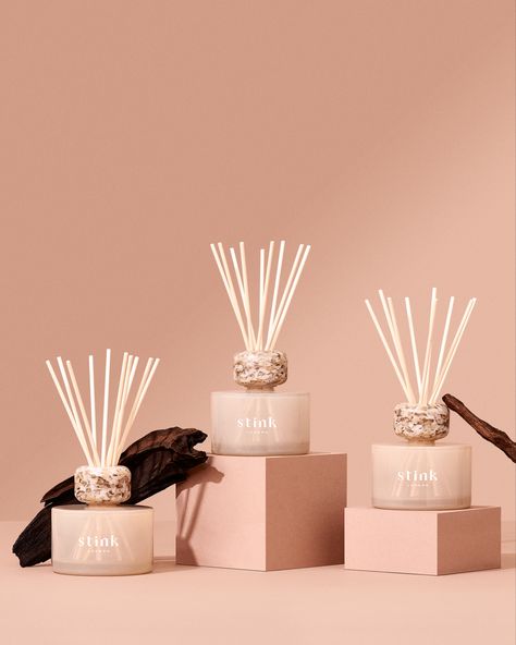 Three home fragrances, one refillable bottle. Subscribe to season refills with the most sustainable reed diffuser ever. Sample. Diffuse. Refill. Repeat. 
#reeddiffuser #homefragrance #interiordesign #kitchenideas #livingroomdesign #bathroomideas #neutral #guestroom #coffeetabledecor Fragrance, Home Décor, Design, Grunge, Pink, Reed Diffuser Packaging, Home Fragrance, Diffuser Bottle, Reed Diffuser Design