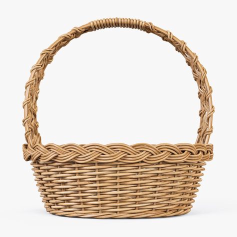 3d, Cosplay, Decorative Wicker Basket, Rattan Basket, Wicker, Rattan, Market Baskets, Basket, Flower Basket