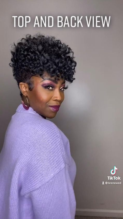 Create jnstant volume using my Instabands Curls, Natural Hair Twa, Natural Hair Braids, Natural Hair Updo, Natural Hair Styles Easy, Pixie Cut Wig, Hair Twist Styles, Natural Hair Styles For Black Women, Curly Crochet Hair Styles