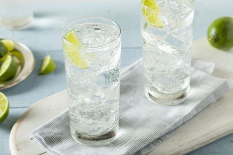 Why Seltzer Water Is Actually The WorstDelish Vodka Drinks, Alcohol, Gin, Refreshing Drinks, Sparkling Water, Sparkling Mineral Water, Best Alcohol, Drink