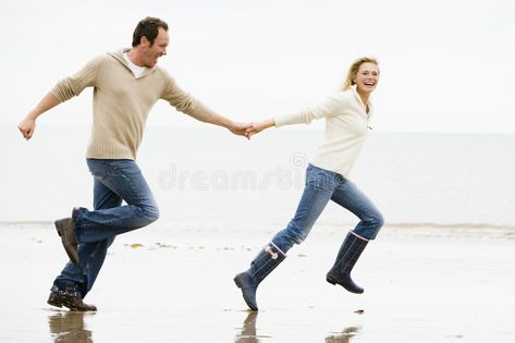 Couple running on beach holding hands. Smiling , #AD, #beach, #running, #Couple, #Smiling, #hands #ad Couple Posing, Couple Running, Couples, Couple, Couple Poses Reference, Couple Poses Drawing, Couple Holding Hands, Poses, Pose