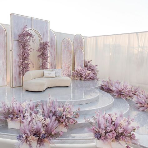 Lilac: Colour Of The Season Is Sensed And Here’s How You Can Inculcate It In Your Celebration Wedding Decor, Lilac Wedding Decorations, Lilac Wedding Themes, Lilac Wedding, Wedding Deco, Luxury Wedding Decor, Wedding Decor Elegant, Wedding Decor Style, Wedding Decor Inspiration
