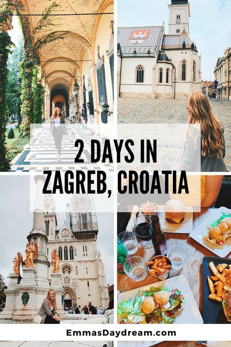 Travel itinerary for Zagreb, croatia. Pictures of st. mark's church Budapest, Trips, Dubrovnik, Wanderlust, Croatia Itinerary, Croatia Travel Guide, Croatia Travel, Europe Travel, Visit Croatia