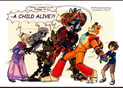 Humour, Fan Art, Comedy, Afton, Five Nights At Freddy's, Fanart, Five Night, Fnaf Comics, Fnaf Freddy