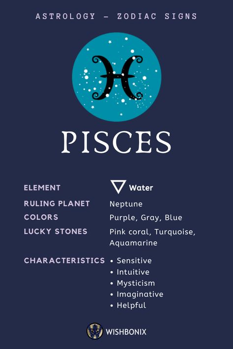The Pisces is a sensitive soul, even a loud word can hurt him deeply. To avoid such situations, he has developed a trick: he simply dives under when things get uncomfortable. His intuition also helps him to sense such situations. The Pisces quickly recognizes possible dangers, and sees promising opportunities. He also feels what is going on in other people. His empathy and emotional intelligence is legendary, as is his strong creative streak and his imagination. He makes everyday life beautiful. Libra, Zodiac Facts, Zodiac Signs Pisces, Zodiac Star Signs, Zodiac Signs Astrology, Zodiac Sign Facts, Astrology Zodiac, Zodiac Sign Traits, Astrology Pisces