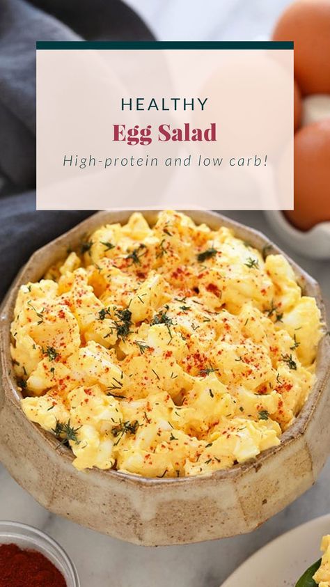 Healthy Recipes, Sandwiches, Lunches, Pasta, Low Carb Egg Salad Recipe, Healthy Egg Salad, Best Healthy Egg Salad Recipe, Healthy Egg Recipes For Dinner, Egg Salad Recipe Healthy