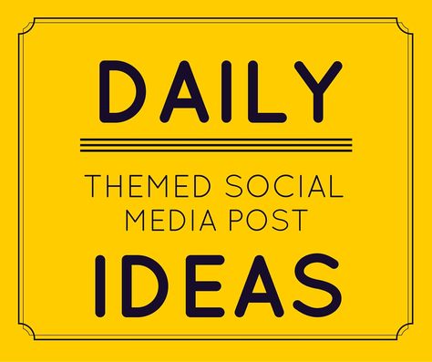 Ideas for Daily Themed Social Media Posts- @rebeccacoleman Social Media Tips, Social Marketing, Inspiration, Fitness, Social Media Help, Social Media Strategies, Social Media Business, Social Media Marketing, Social Media Content