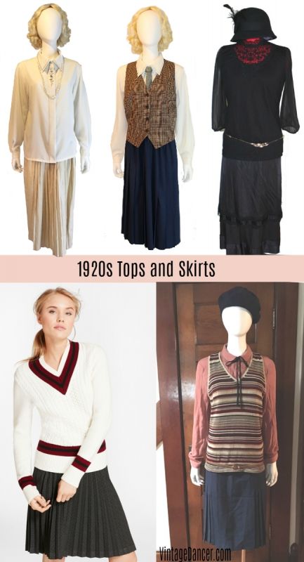 Non-Flapper 1920s Outfit Ideas Retro, Casual Chic, Dressing, 1920s Skirts And Blouses, 1920s Inspired Outfit, 1920s Outfit Ideas, 1920s Inspired Fashion, Casual 1920s Outfit, 1920s Costume