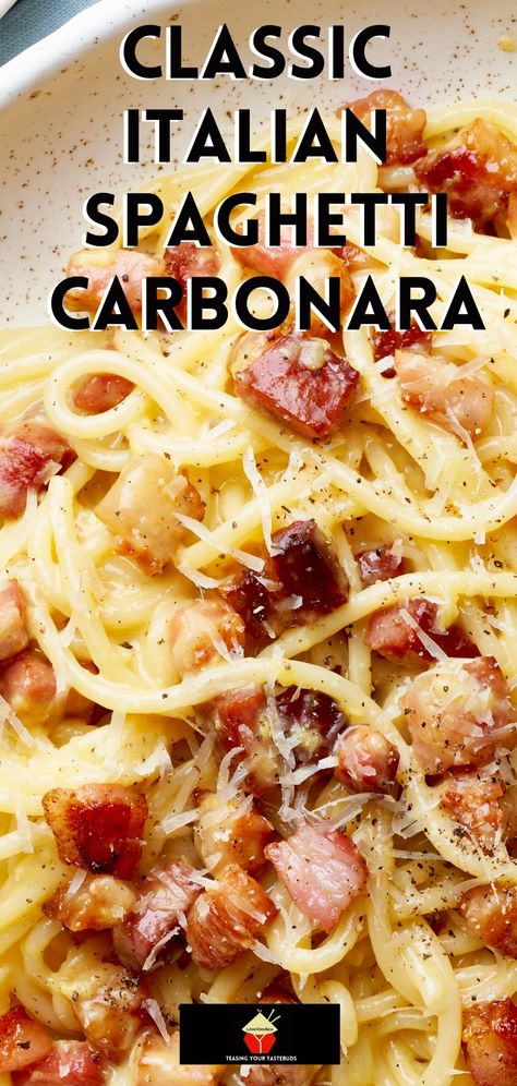 Spaghetti, Sandwiches, Pasta, Italian Pasta Dishes, Cheesy Pasta, Spaghetti Carbonara, Bacon Pasta, Best Pasta Dishes, Pasta Dinner Recipes