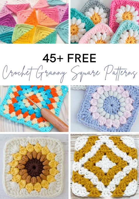 Crochet Squares, Crochet, Amigurumi Patterns, Granny Squares, Granny Squares Pattern, Granny Square Pattern Free, Granny Pattern, Granny Square Crochet, Granny Square Crochet Pattern