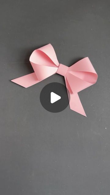 Gayatri chouhan | DIY Paper Bow 🎀 #diy #crafts #papercrafts #papercrafting #paperbow #bow #bows #diycrafts #handmade #giftwrapping | Instagram Origami, Gift Wrapping, Paper Crafts, Cheerleading, Ribbon Crafts, Paper Bows Diy, Wrapping Paper Bows, Paper Ribbon, Bows Diy Ribbon