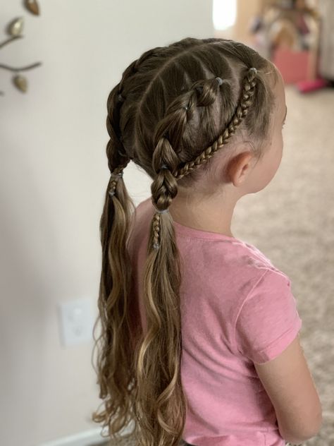 Hairstyle, Kids Hairstyles Girls, Kids Hairstyles, Girls Hairstyles Braids, Girls Hairstyles Easy, Girls Braided Hairstyles Kids, Toddler Hairstyles Girl, Dance Hairstyles