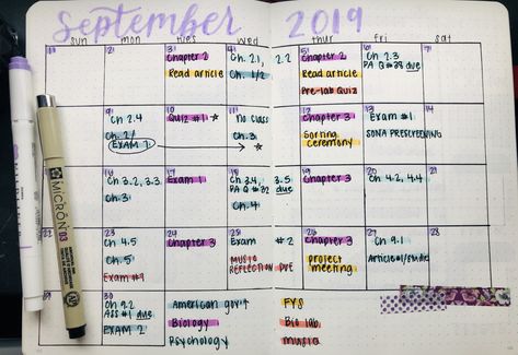 Filofax, High School, Monthly Schedule Planner, Schedule Organization, Homework Calendar, Planning Calendar, Homework Planner, Calendar Notes, School Calender