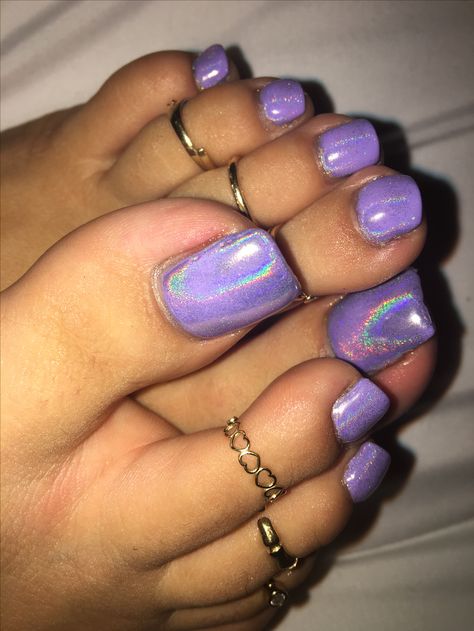 Pedicures, Toe Nail Designs, Pie, Nice, Purple Toe Nails, Purple Toes, Glitter Toe Nails, Matching Nail And Toe Sets, Purple Feet