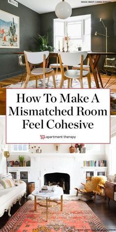 Home Décor, Home, Interior, Apartment Therapy, Mismatched Living Room Furniture, Eclectic Living Room, Mismatched Furniture, Home Decor Tips, Home Living Room