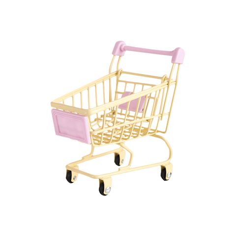 Miniature Shopping Cart Trolley - Pastel Yellow Cute Shopping Cart Icon, Add To Cart, Shopping Cart Icon, Shopping Cart Aesthetic, Scrapbook Png, Coquette Design, Shopping Trolley Cart, Shopping Icon, Cart Icon