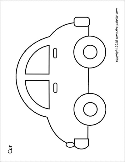 Cars and Vehicles | Free Printable Templates & Coloring Pages | FirstPalette.com Colouring Pages, Truck Coloring Pages, Race Car Coloring Pages, Cars Coloring Pages, Car Craft, Vehicles, Free Kids, Printable Coloring Pages, Coloring Pages For Kids