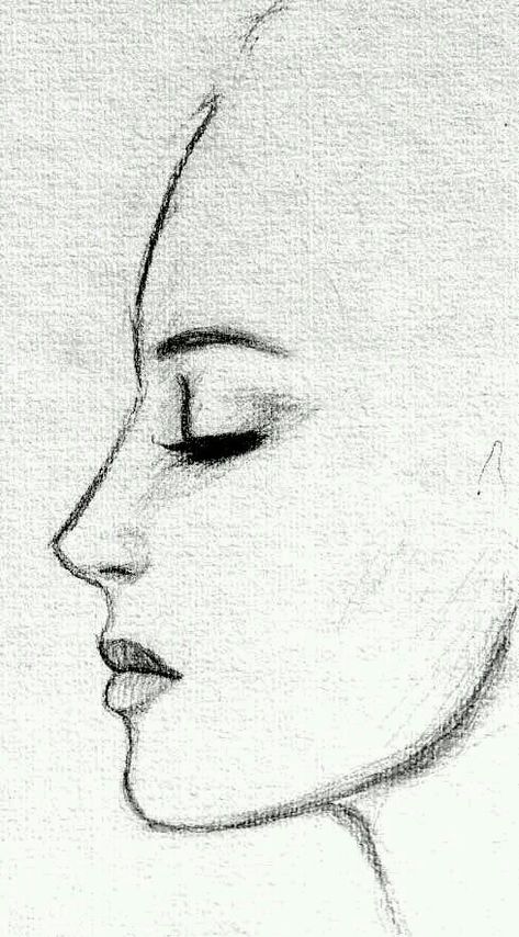 Simple yet effective Drawing Faces, Drawing People, Draw, Portraits, Profile Drawing, Manga Drawing, Dibujo, Face Drawing, Face Sketch