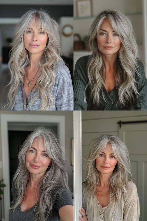 13 Hairstyles with Side Bangs for 2024 – Style Bliss Side Bangs, Thick Hair Styles, Thick Shoulder Length Hair, Medium Length Hair Styles, Side Bangs Hairstyles, Hairstyles With Bangs, Medium Hair Styles, Side Bangs With Medium Hair, Side Bangs With Long Hair