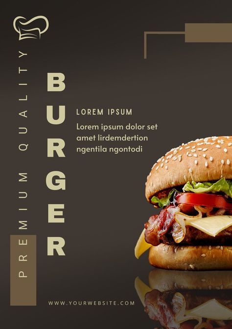 Fast Food Poster Design, Burger Poster Design Instagram, Fast Food Advertising, Ads Creative, Food Advertising, Food Industry, Marketing Poster, Food Graphic Design, Food Ads, Marketing