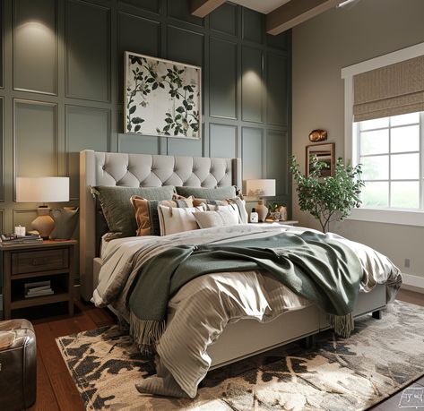 42 Cozy Farmhouse Bedroom Designs + Secrets Which Make This Design Style Timeless Country Farm Bedroom, Italian Farmhouse Bedroom, Rustic Farmhouse Bedroom Ideas, Cozy Farmhouse Bedroom, Farm Bedroom, Rustic Farmhouse Bedroom, Farmhouse Bedroom Furniture, Farmhouse Bedroom Decor Ideas, Dark Bedroom Furniture
